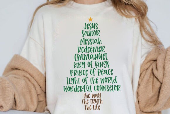 Christian Christmas PNG for T-Shirt Designs and Graphics