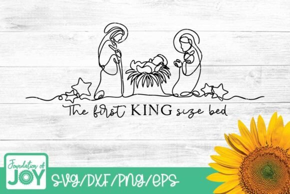 Christian Christmas Svg, Nativity Png for Festive T-Shirt Designs