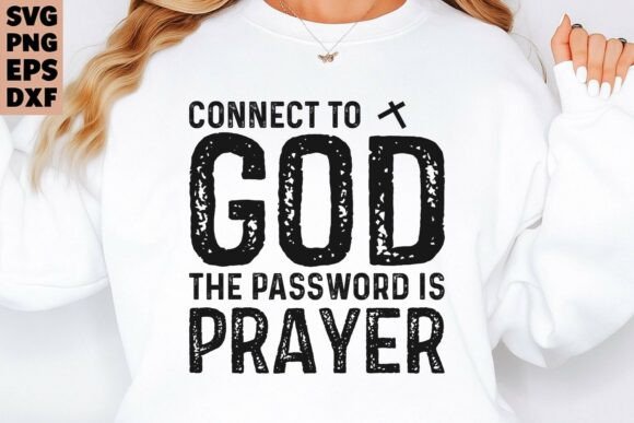 Christian Prayer SVG PNG: Perfect for T-Shirt Designs and Graphics