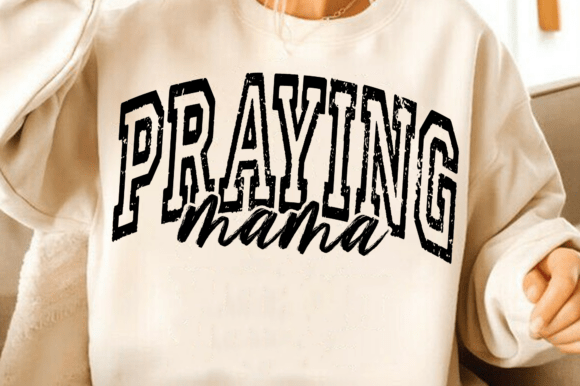 Christian Praying Mama SVG: A Perfect Fit for Faith-Based T-Shirt Designs
