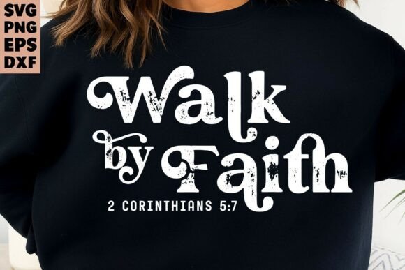 Christian Quote Walk by Faith Svg Png Review