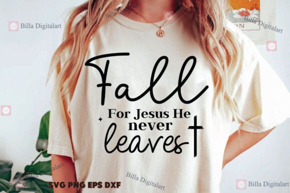 Fall for Jesus Graphics: Perfect for T-Shirt Designs