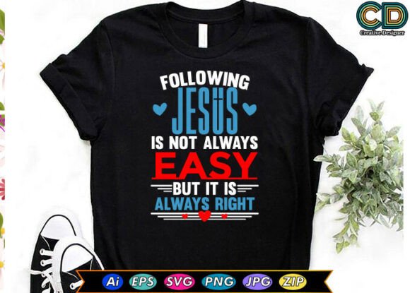 FOLLOWING JESUS: A Versatile Embroidery Design