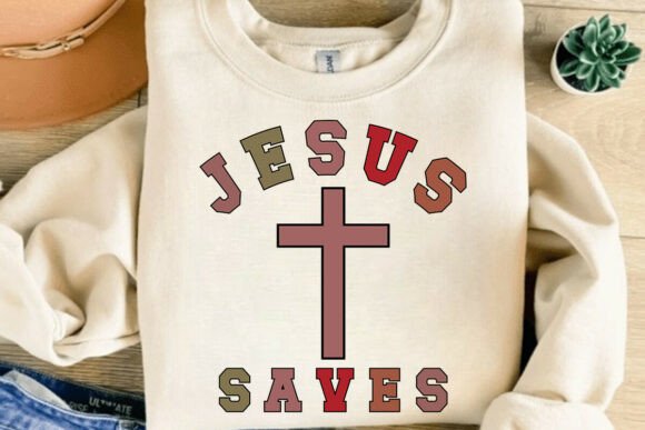 Jesus Saves SVG: A Versatile Graphic for T-Shirt Designs