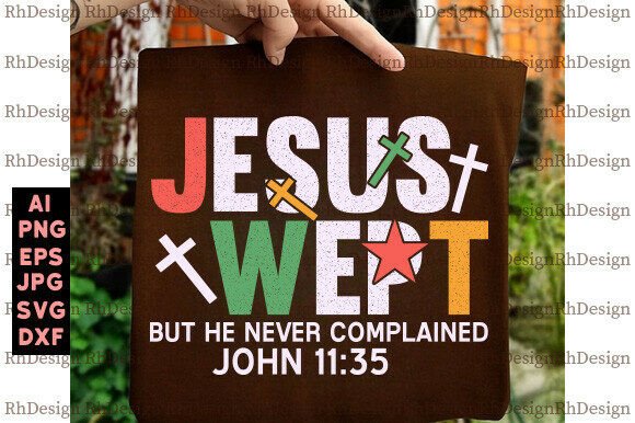 Jesus Wept SVG: A Versatile Graphic for T-Shirt Designs